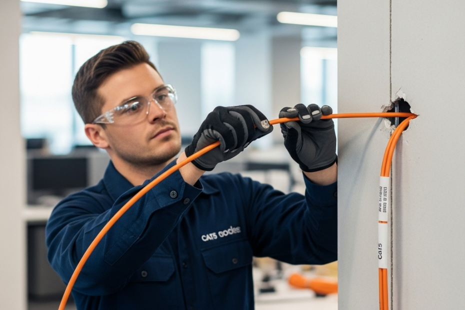 Cat5 Kablo Çekimi 2 Cat5 Kablo Çekimi